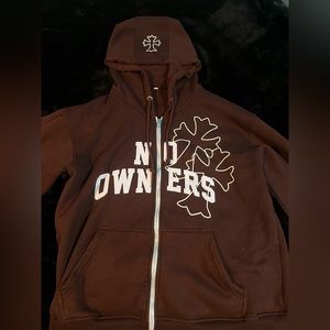 No owner brown zip up
